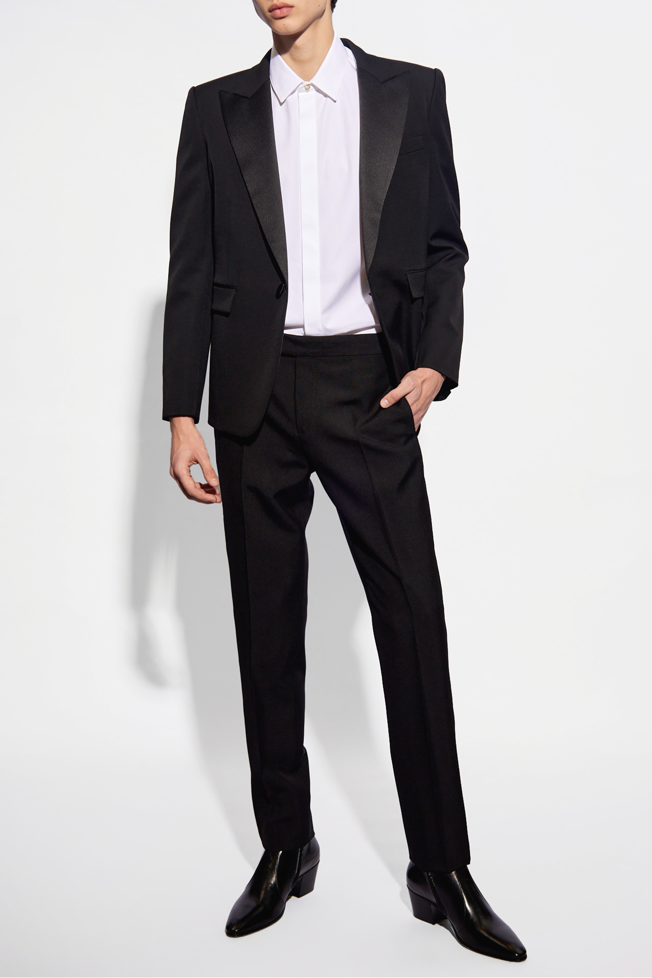 Black Wool blazer Saint Laurent - Vitkac Canada